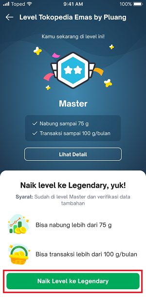 Tokopedia Emas by Pluang
