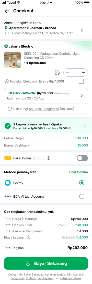 Cara menggunakan Bonus