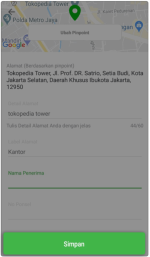 Cara Mengubah Alamat Pengiriman di Akun Tokopedia